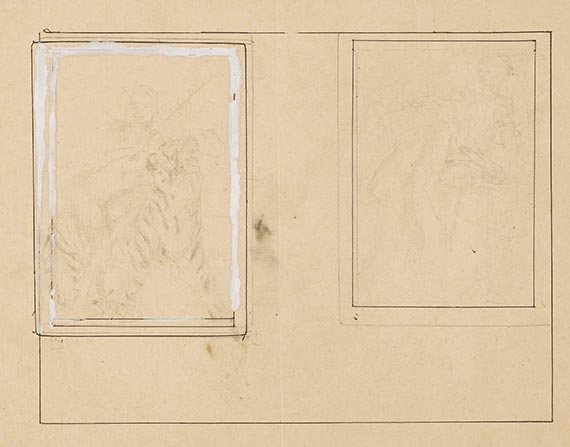 Max Klinger - Skizzen (6 Bll.) - Weitere Abbildung