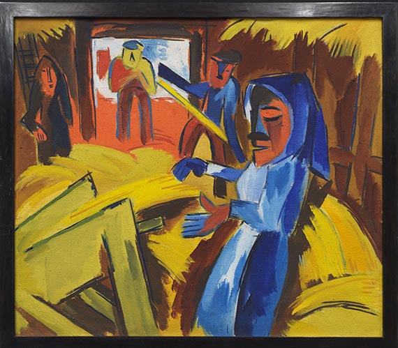 Karl Schmidt-Rottluff - Scheune (Jershöft) - Rahmenbild