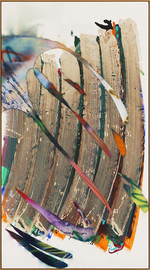 Katharina Grosse - Ohne Titel - Rahmenbild