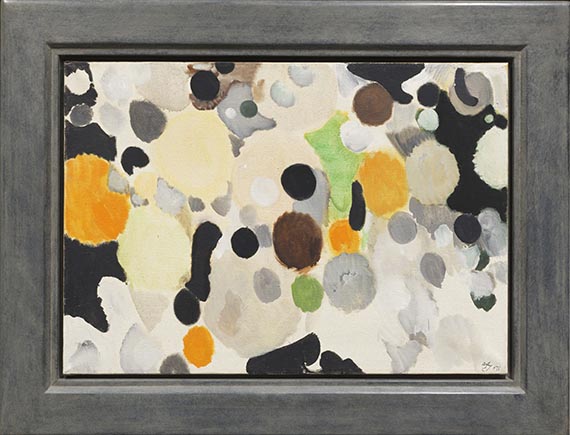 Ernst Wilhelm Nay - Kleine Silbermelodie - Rahmenbild