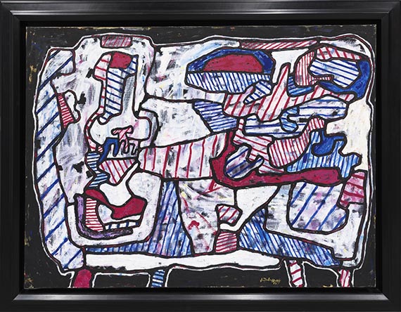 Jean Dubuffet - Lampe et Balance I - Rahmenbild