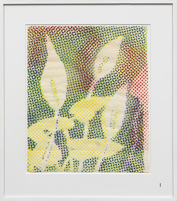Sigmar Polke - Kallablüten (3-teilig) - Rahmenbild