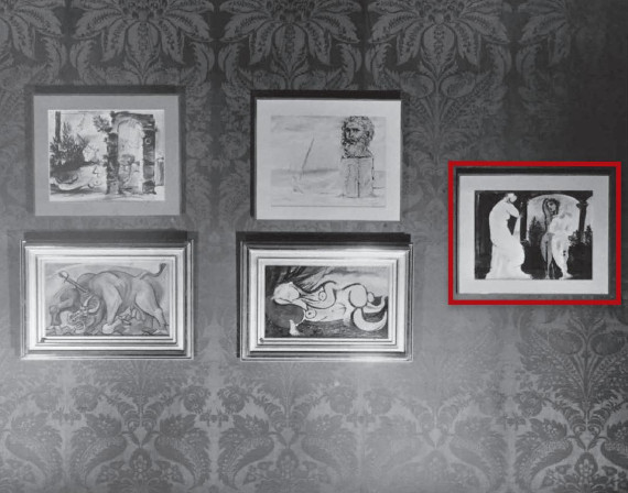 Abbildung zu: Ausstellungsansicht in der Galerie Paul Rosenberg im März 1936, The Paul Rosenberg <br />Archives, MoMA New York. © Succession Picasso / VG Bild-Kunst, Bonn 2025