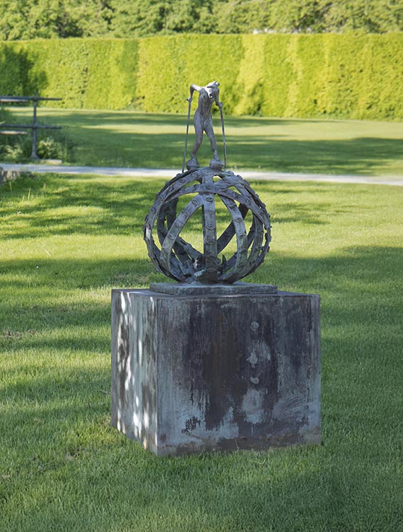 Jörg Immendorff - Fortuna (Frau auf Kugel)