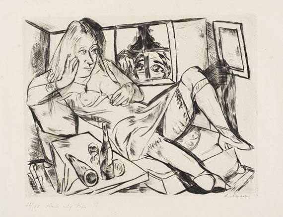 Beckmann - Frau in der Nacht