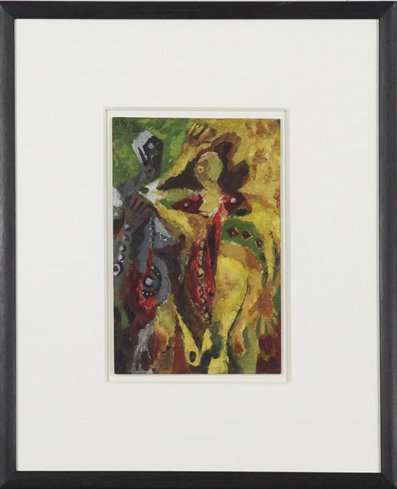 Ernst Wilhelm Nay - Artistenpaar - Rahmenbild