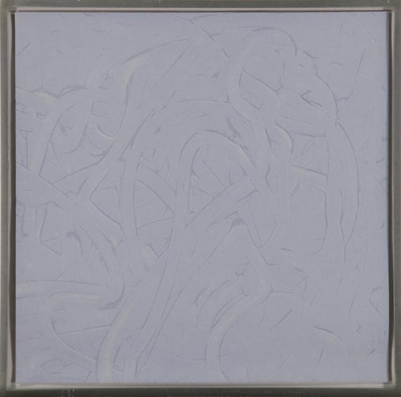 Gerhard Richter - Vermalung (grau) - Rahmenbild