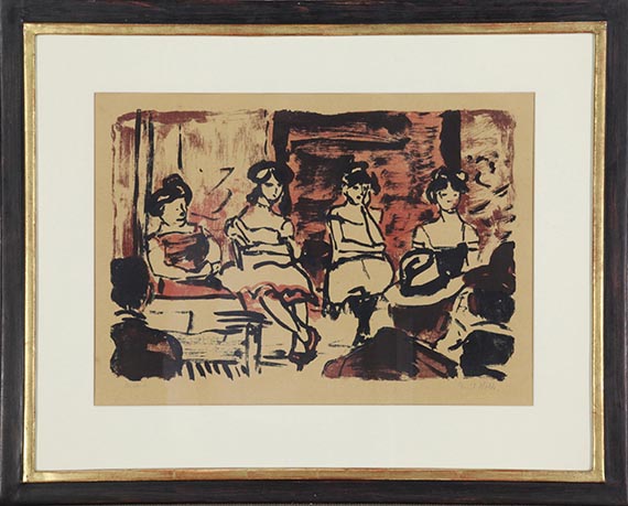 Emil Nolde - Tingel-Tangel II - Rahmenbild