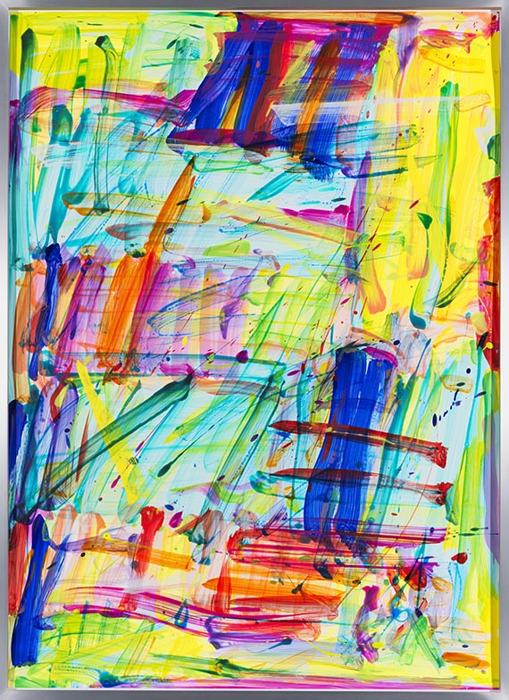 Imi Knoebel - Farben und Z 20 - Rahmenbild