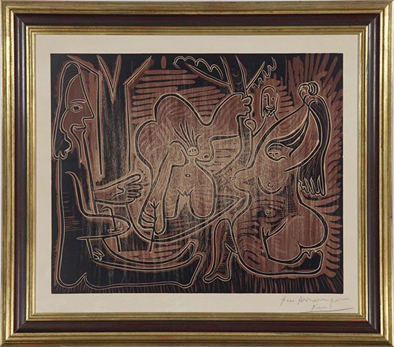 Pablo Picasso - Le déjeuner sur l'herbe, d'après Manet II - Rahmenbild