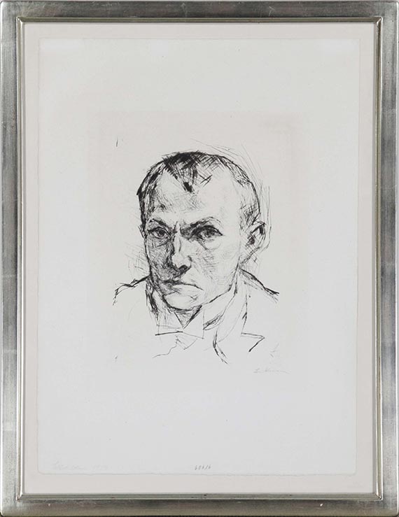 Max Beckmann - Selbstbildnis - Rahmenbild