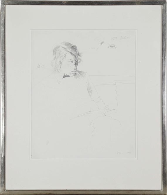 David Hockney - Peter Reading - Rahmenbild
