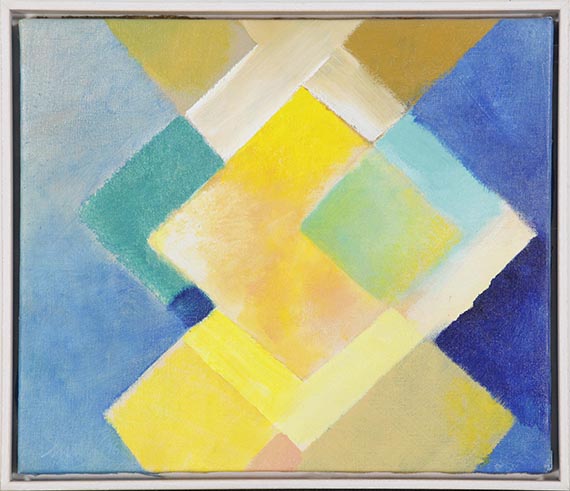 Heinz Mack - Licht im Fenster (Chromatische Konstellation) - Rahmenbild