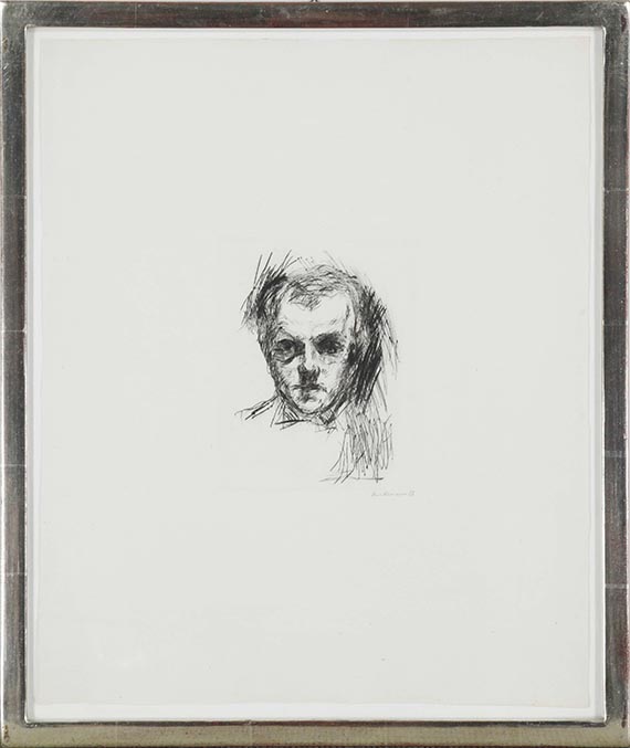 Max Beckmann - Kleines Selbstbildnis - Rahmenbild