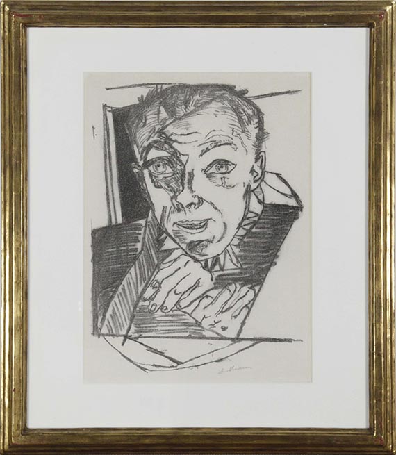 Max Beckmann - Selbstbildnis - Rahmenbild