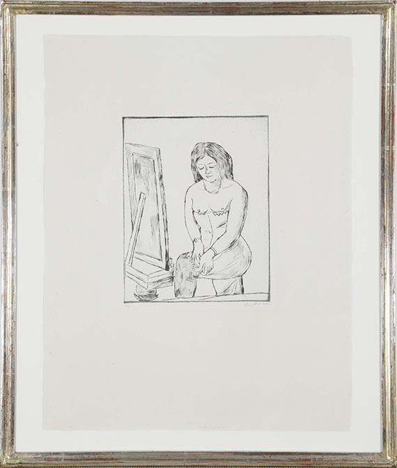 Max Beckmann - Toilette (Vor dem Spiegel) - Rahmenbild