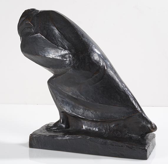 Ernst Barlach - Der Flüchtling - Rückseite