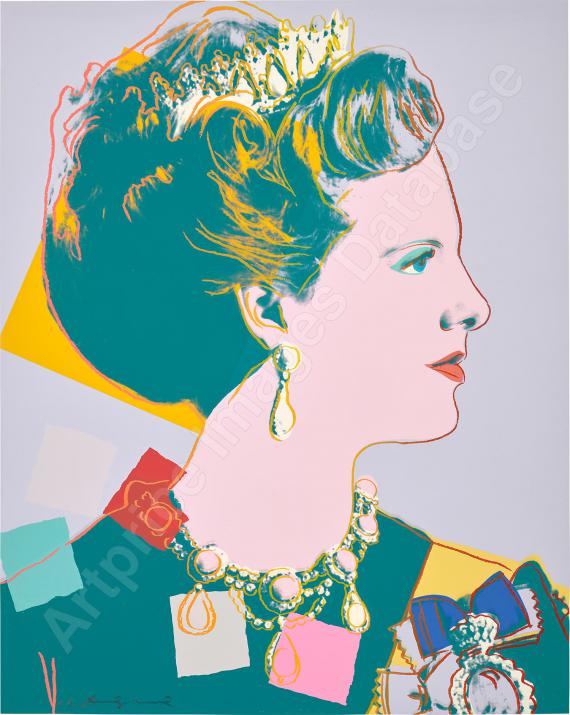 Queen Margrethe II...