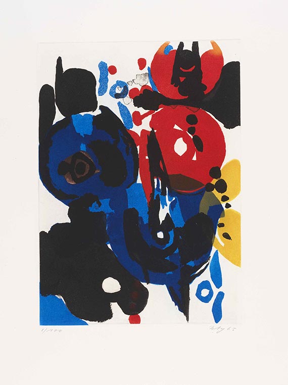 Ernst Wilhelm Nay - Sechs Aquatinten. Über den Menschen - Weitere Abbildung
