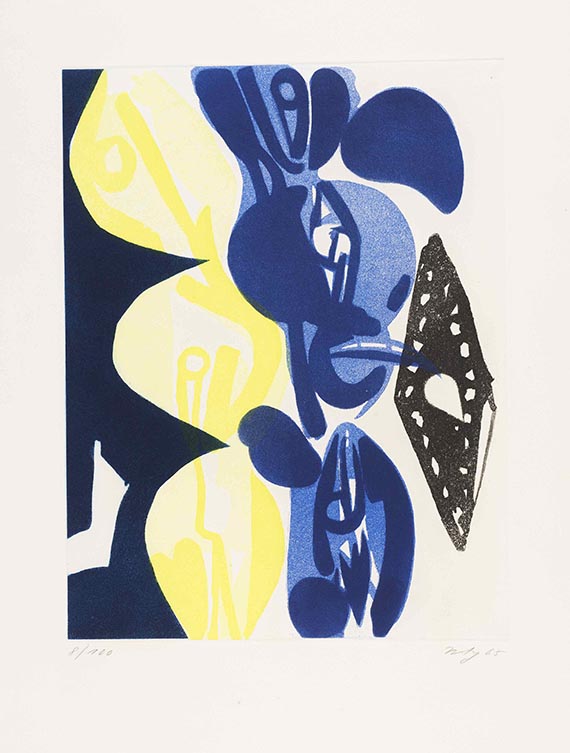 Ernst Wilhelm Nay - Sechs Aquatinten. Über den Menschen - Weitere Abbildung
