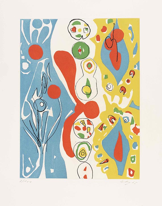 Ernst Wilhelm Nay - Sechs Aquatinten. Über den Menschen - Weitere Abbildung