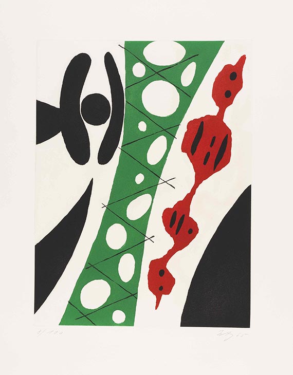 Ernst Wilhelm Nay - Sechs Aquatinten. Über den Menschen - Weitere Abbildung