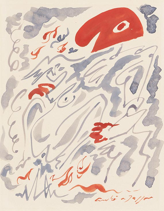 André Masson - Komposition mit phrygischer Mütze