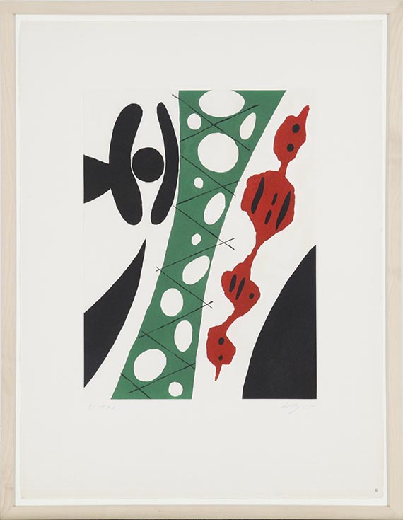 Ernst Wilhelm Nay - Sechs Aquatinten. Über den Menschen - Rahmenbild