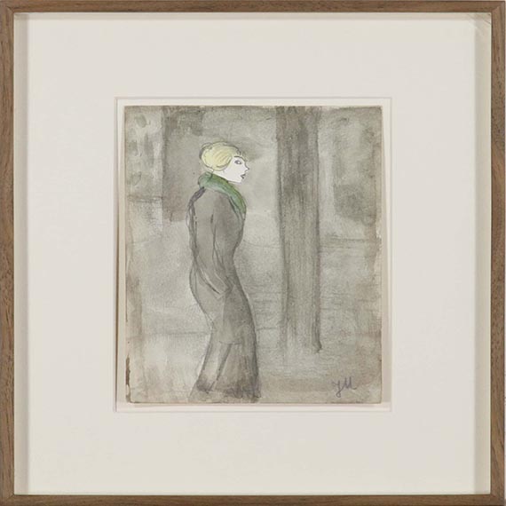 Jeanne Mammen - Ohne Titel (Dirne) - Rahmenbild
