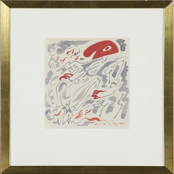 André Masson - Komposition mit phrygischer Mütze - Rahmenbild