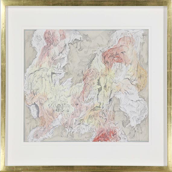 Bernard Schultze - "ein Monolog Karls XII." - Rahmenbild