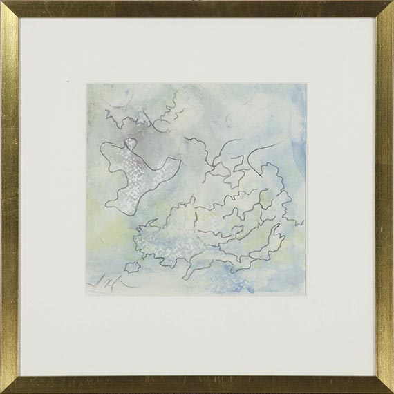 Hans (Jean) Arp - Fauna und Flora eines Wolkenkopfes - Rahmenbild
