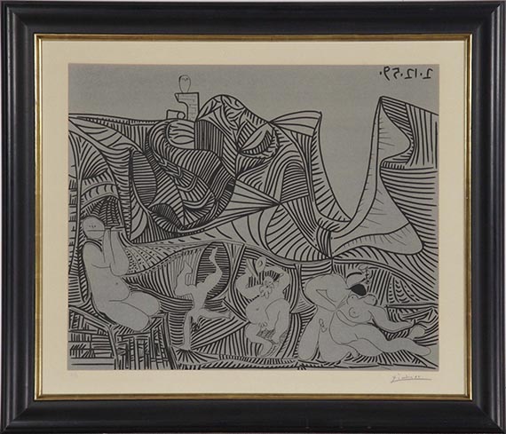Pablo Picasso - Bacchanale au Hibou - Rahmenbild