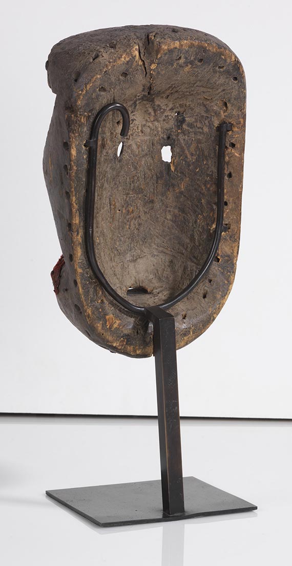   - Maske (kagle). Dan, Elfenbeinküste/Liberia - Rückseite