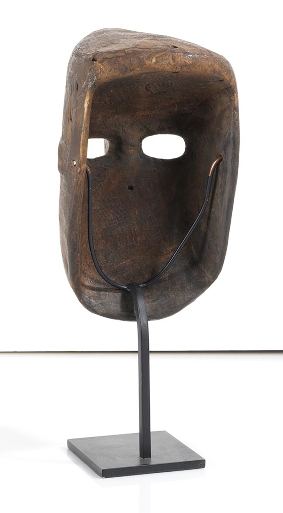   - Maske (mfondo). Lwalu (Lwalwa), Demokratische Republik Kongo - Rückseite