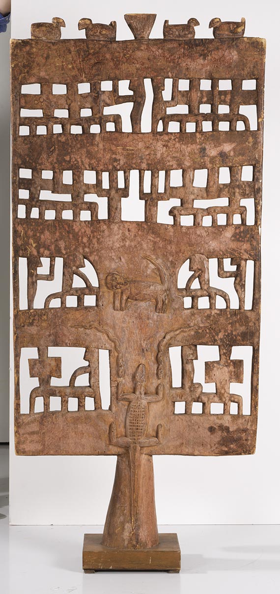   - Kopfaufsatz (Kwo(n)ro). Senufo, Elfenbeinküste - Rückseite