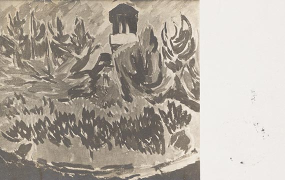  Konvolut - 9 Postkarten, teils mit Motiven von Karl Schmidt-Rottluff, an den Künstler selbst und Ernst Beyersdorff - Weitere Abbildung
