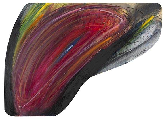 Arnulf Rainer - Ohne Titel (Fensterentwurf)