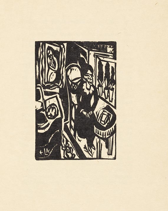 Ernst Ludwig Kirchner - Alfred Döblin. Das Stiftsfräulein und der Tod. Eine Novelle - Weitere Abbildung