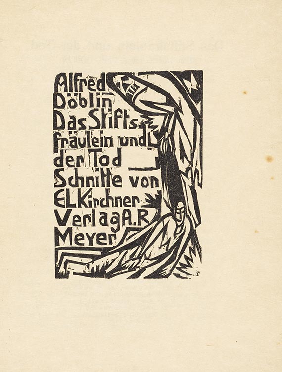 Ernst Ludwig Kirchner - Alfred Döblin. Das Stiftsfräulein und der Tod. Eine Novelle - Weitere Abbildung