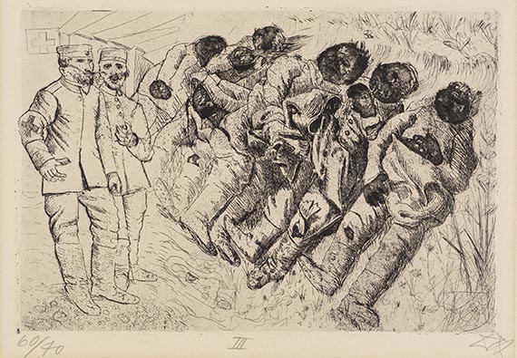 Otto Dix - Gastote (Templeux-La-Fosse, August 1916)