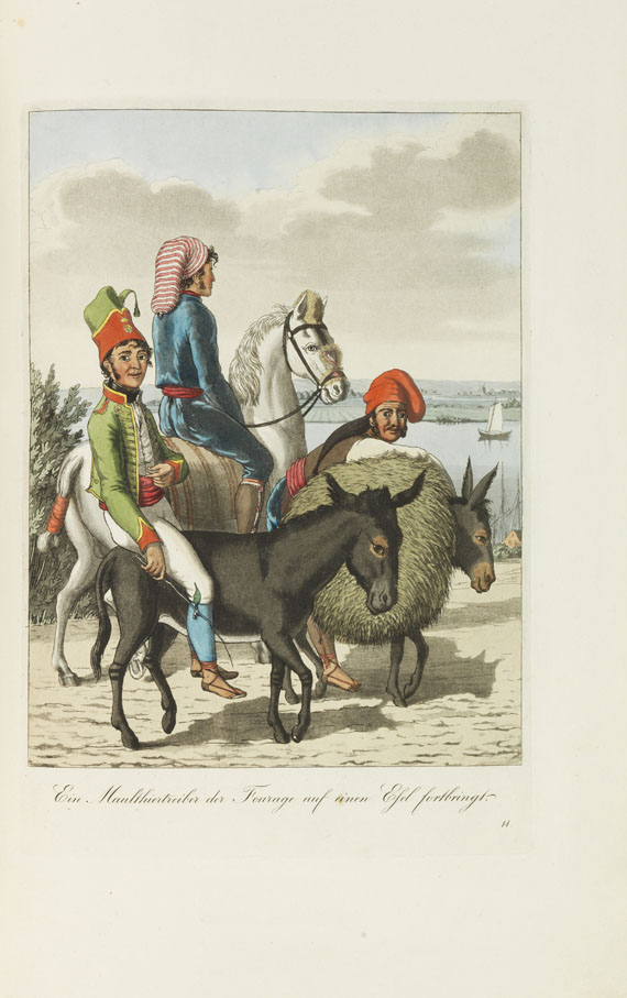 Christoffer Suhr - Spanische National-Trachten. - Hamburgische Trachten - Weitere Abbildung