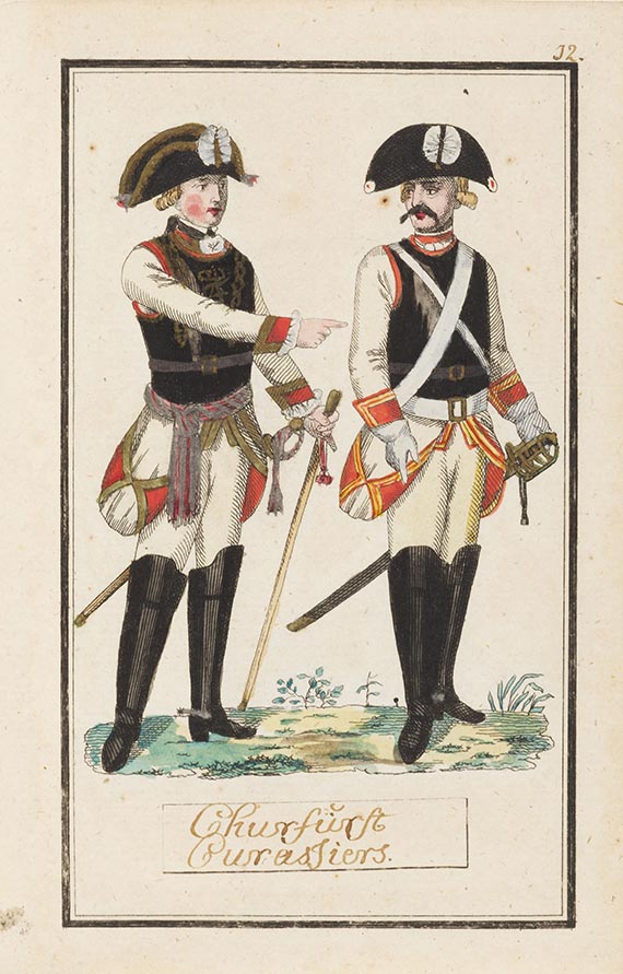   - Abbildung der churfürstlich-saechsischen Armee-Uniformen