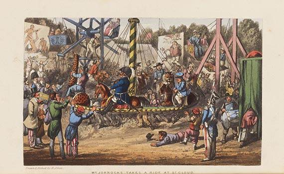 London und Paris - Konvolut illustrierter englischer Literatur. 9 Werke in 12 Bänden