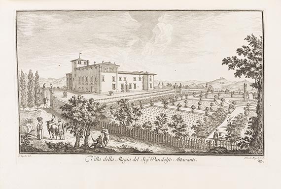 Giuseppe Zocchi - Vedute delle ville Toscana - Scelta die XXIV vedute della Firenze - Weitere Abbildung