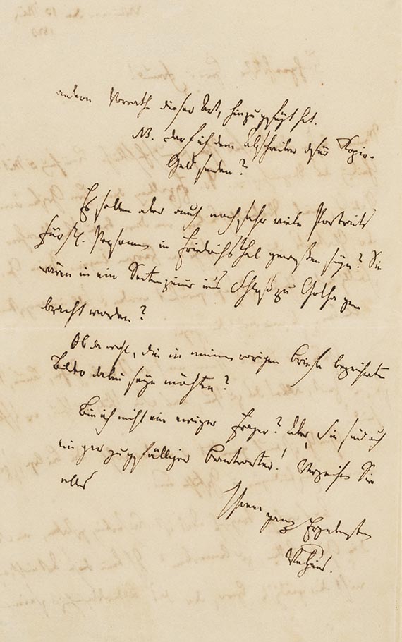 Christian August Vulpius - Brief, 2 S.