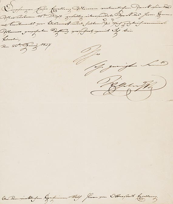  Wilhelm I. - A 34: Brief, 1 S.