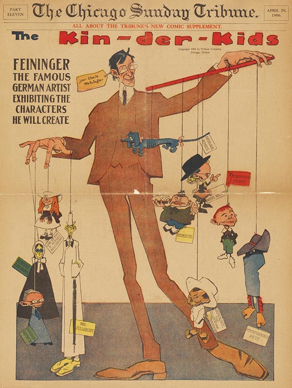 Lyonel Feininger - Sammlung von 33 Comicstrips aus der Chicago Tribune - Weitere Abbildung