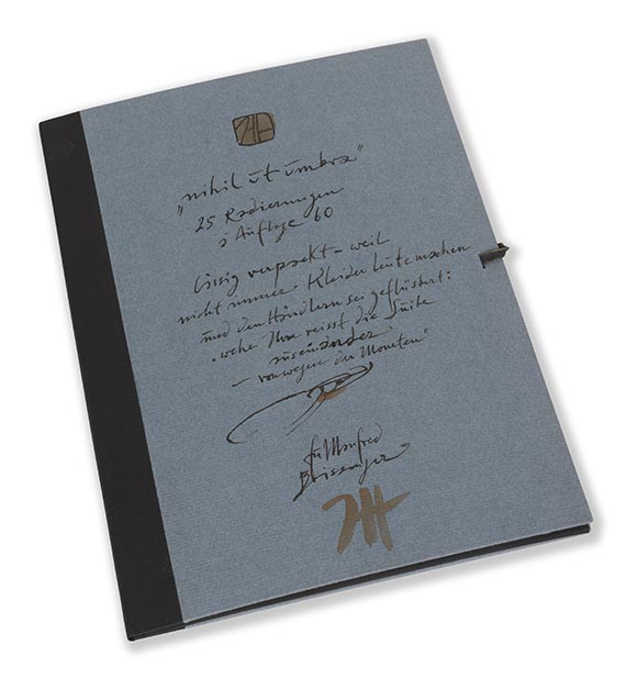 Horst Janssen - "nihil ut umbra" - Weitere Abbildung