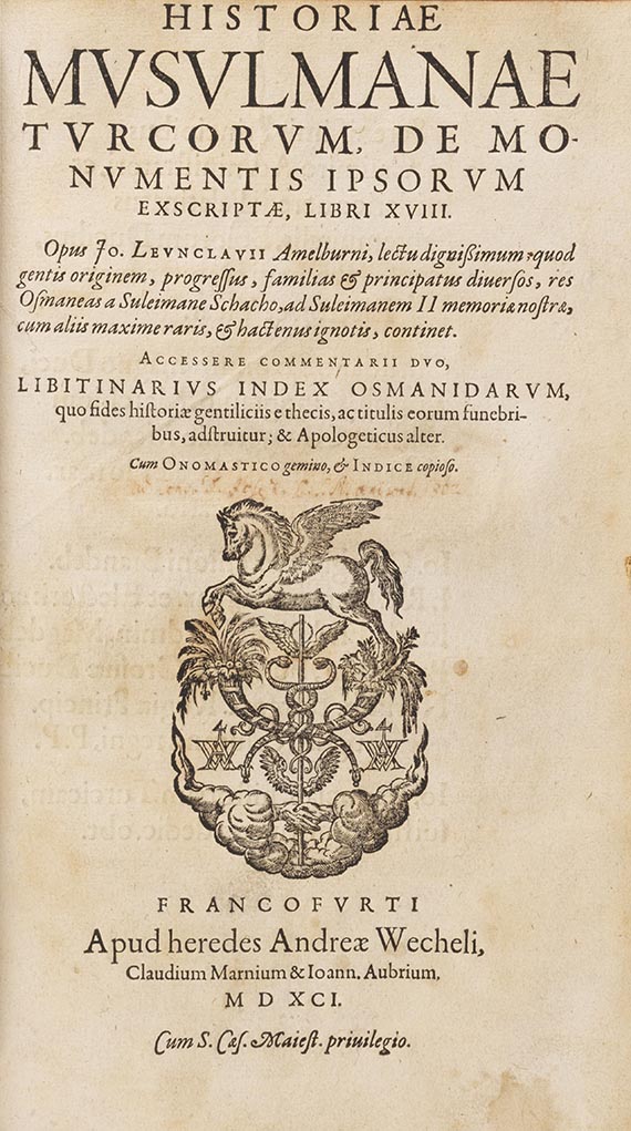 Johannes Leunclavius - Historiae musulmanae turcorum - Weitere Abbildung